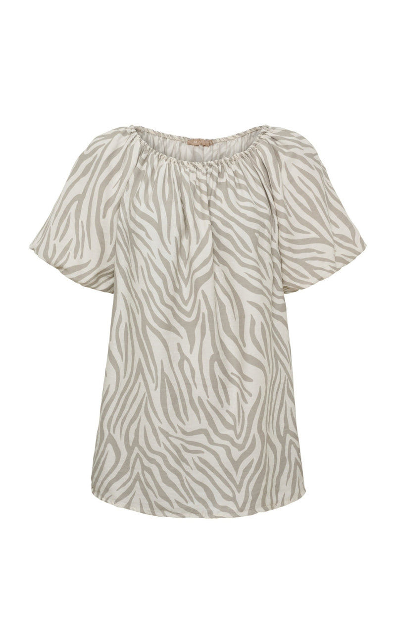 Marta Du Chateau Topp - Luciana Zebra - Beige