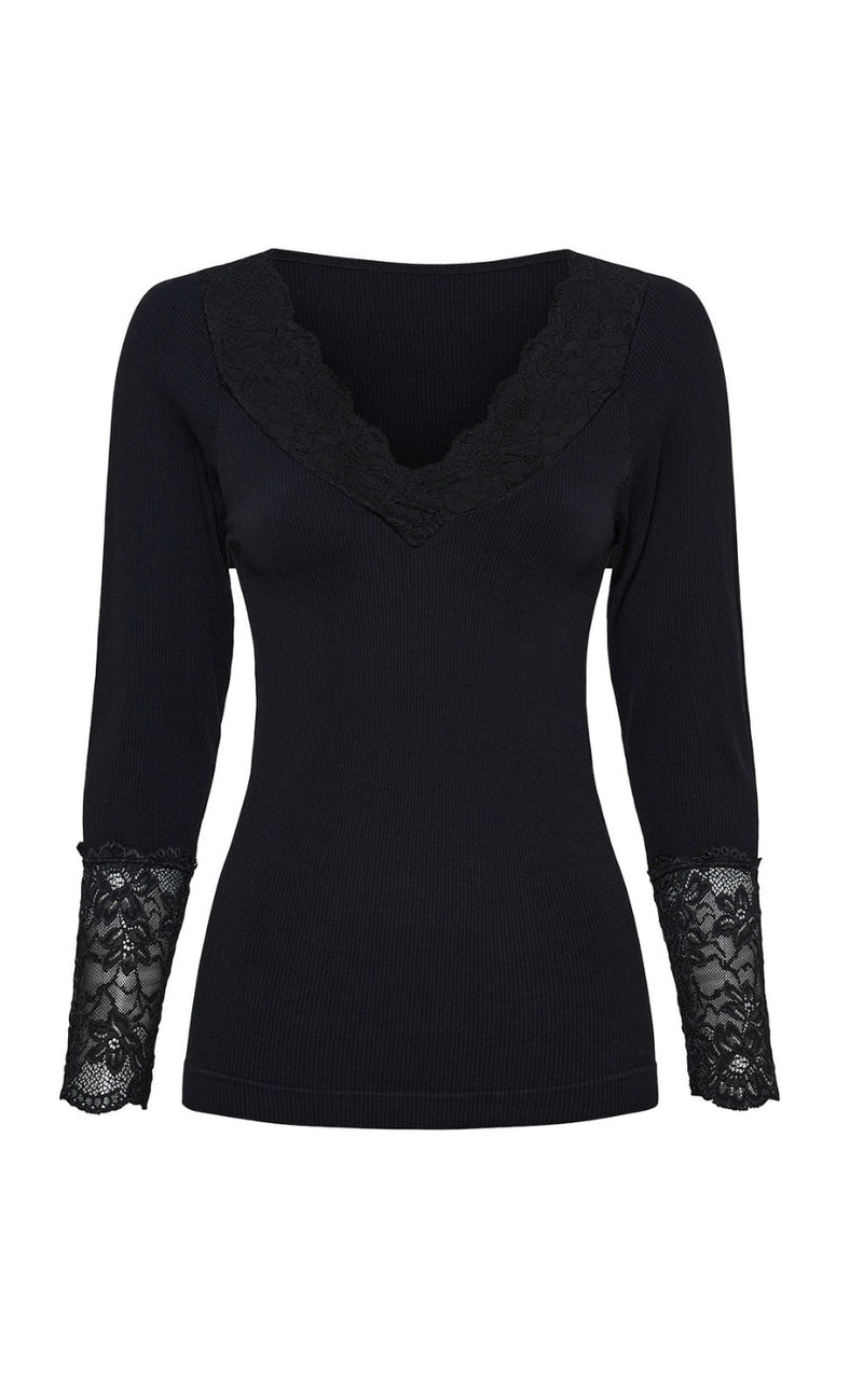 Tim & Simonsen Bluse - Belen Costina Lace - Nero