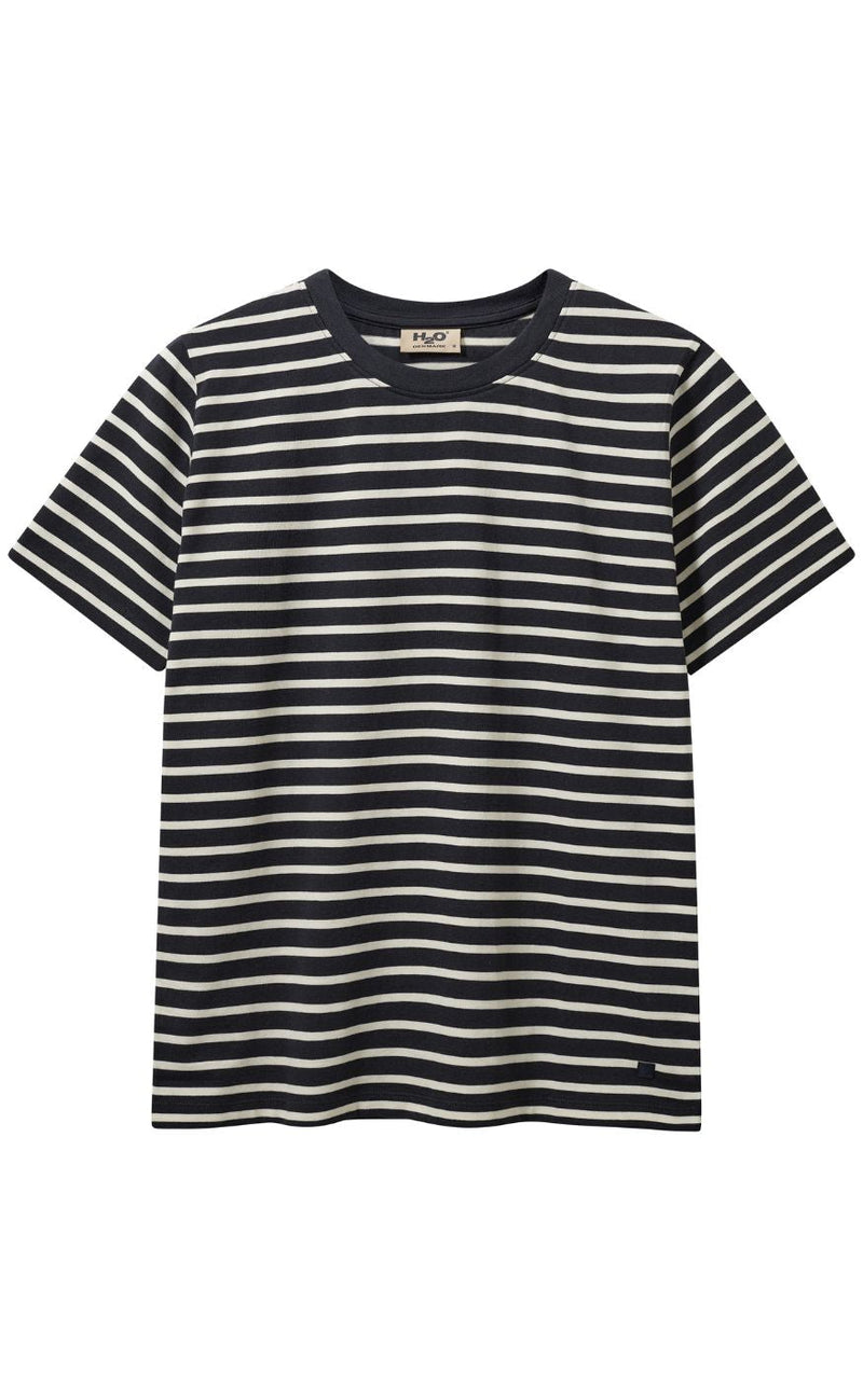 H2O T-Shirt - Skagen Striped - Navy/Cream White