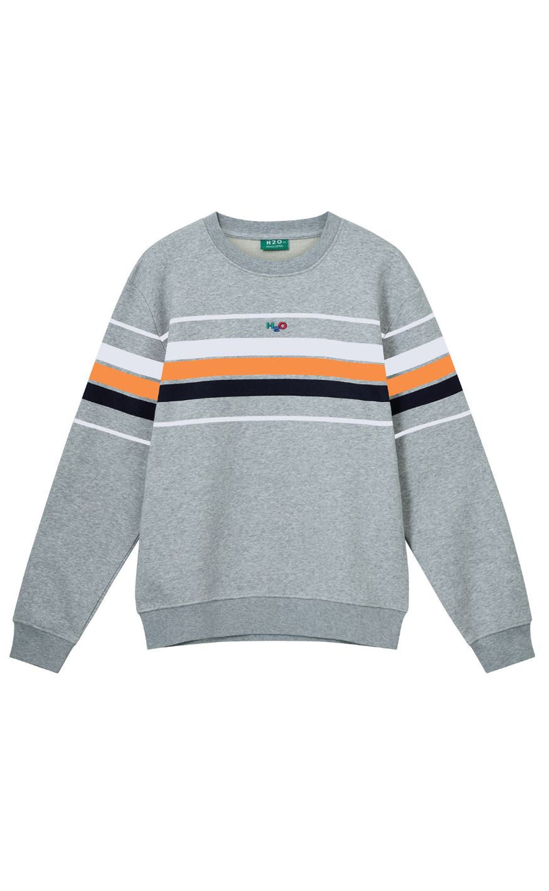 H2O Sweatshirt - Classic Sweat O'neck - Lt. Grey Mel