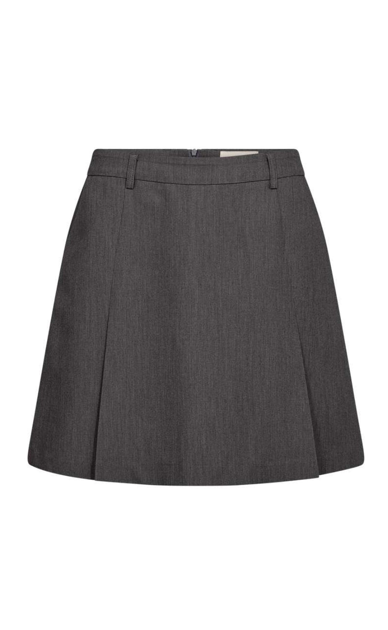 Freequent Skjørt - Vika - Dark Grey Melange