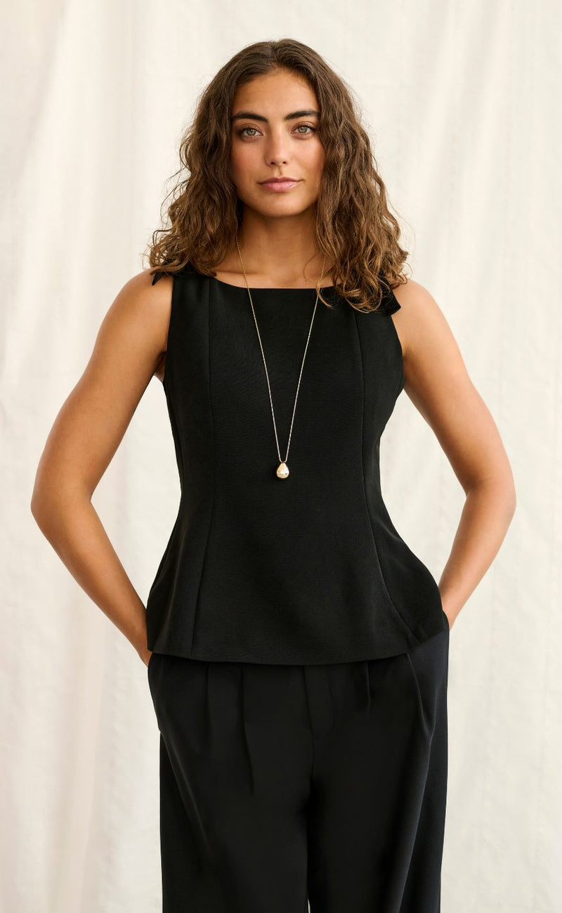 Culture Topp - Nalina Clara - Black