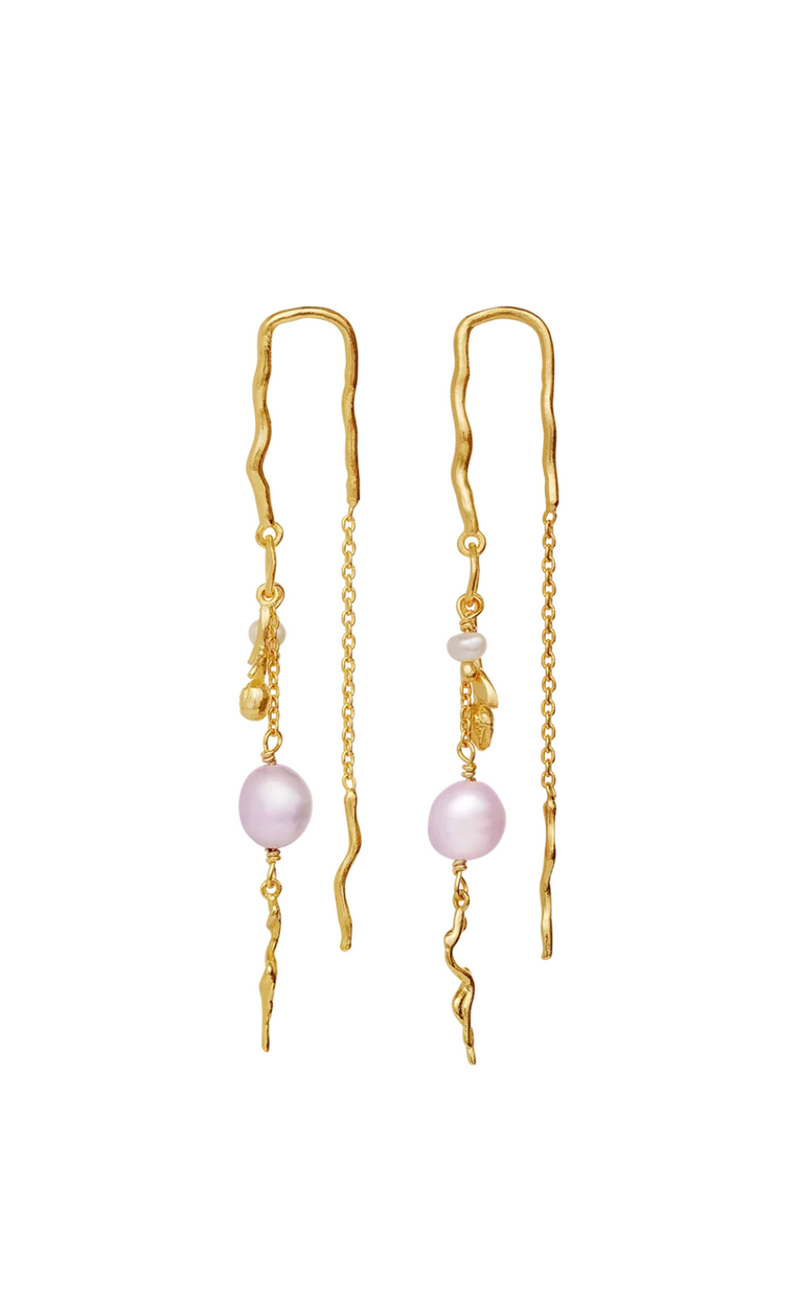 Maanesten Øreringer - Fiori - Gold Colour