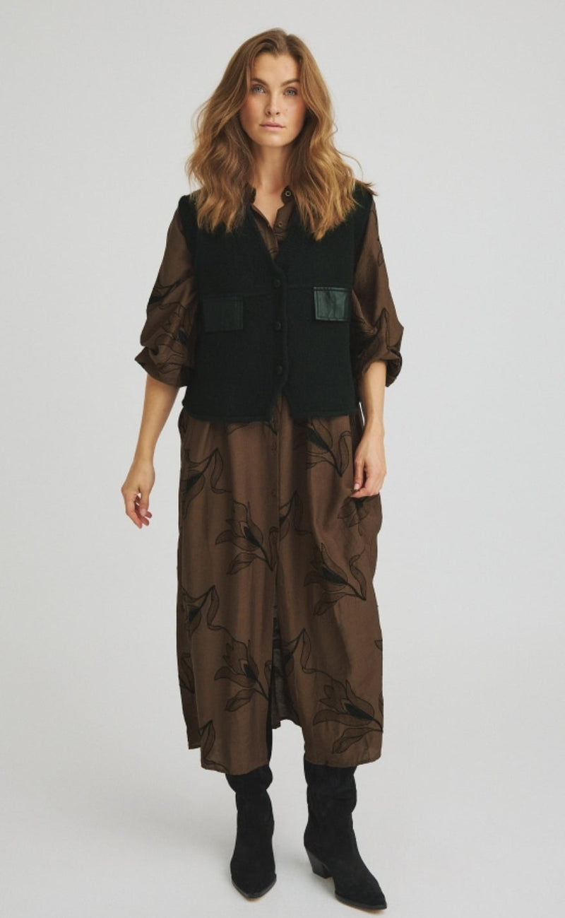 Luxzuz Kjole - Walli - Suitcase Brown