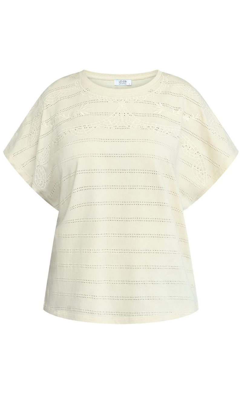 Love & Divine Bluse - Love1533 - Cream