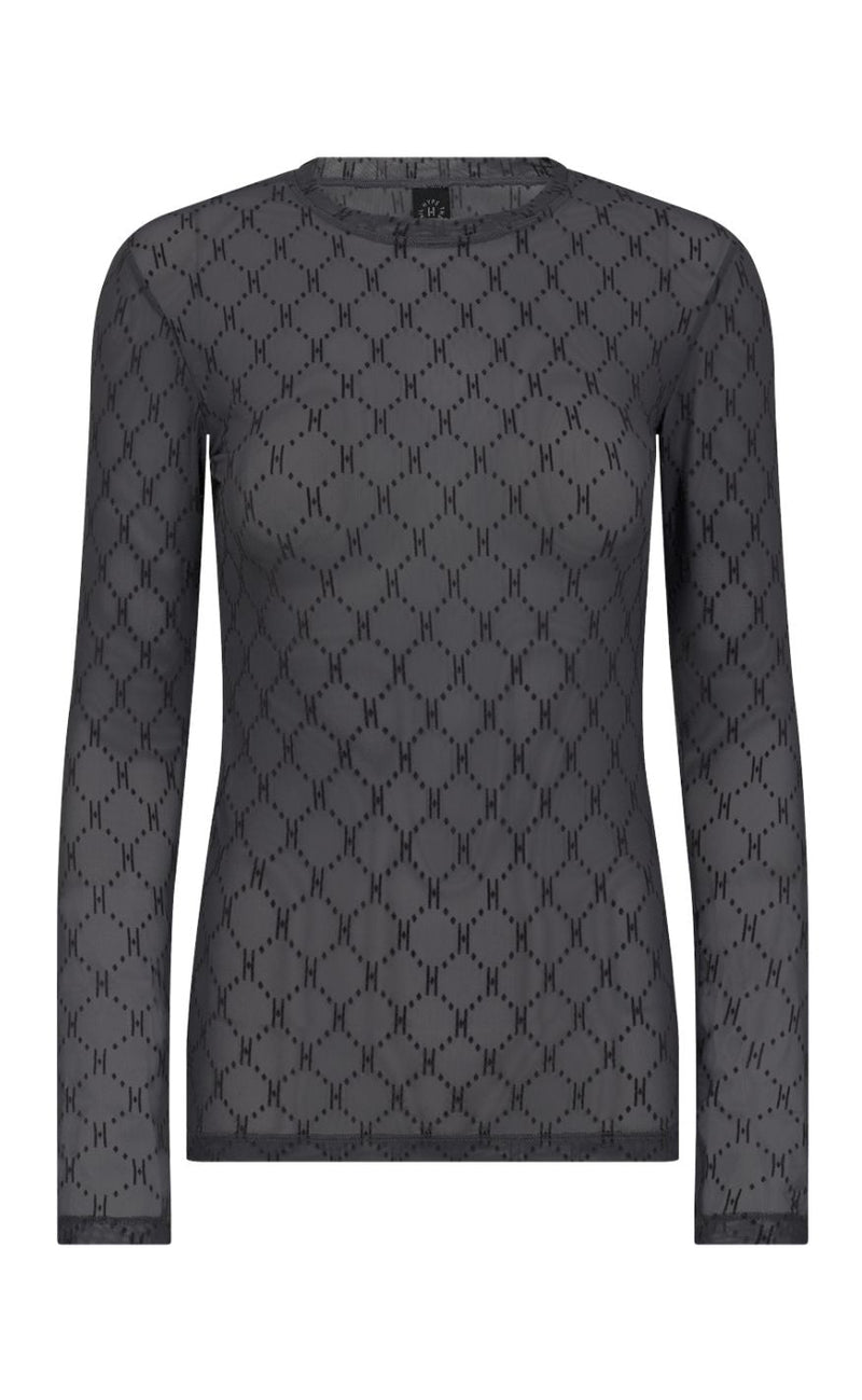 Hype the Detail Bluse - Mesh 14 - Grey