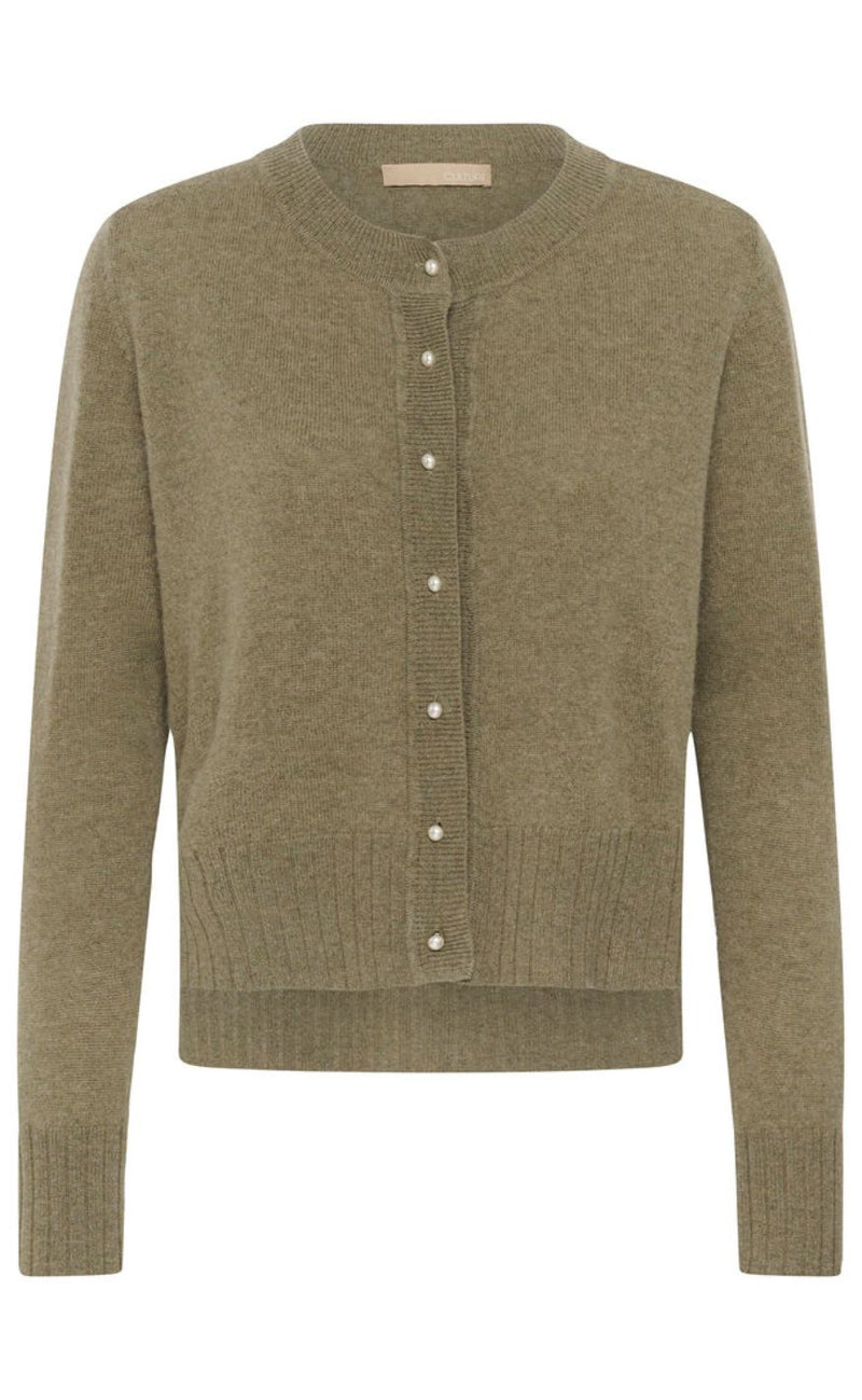 Culture Cardigan - Taia Arrow - Green Melange