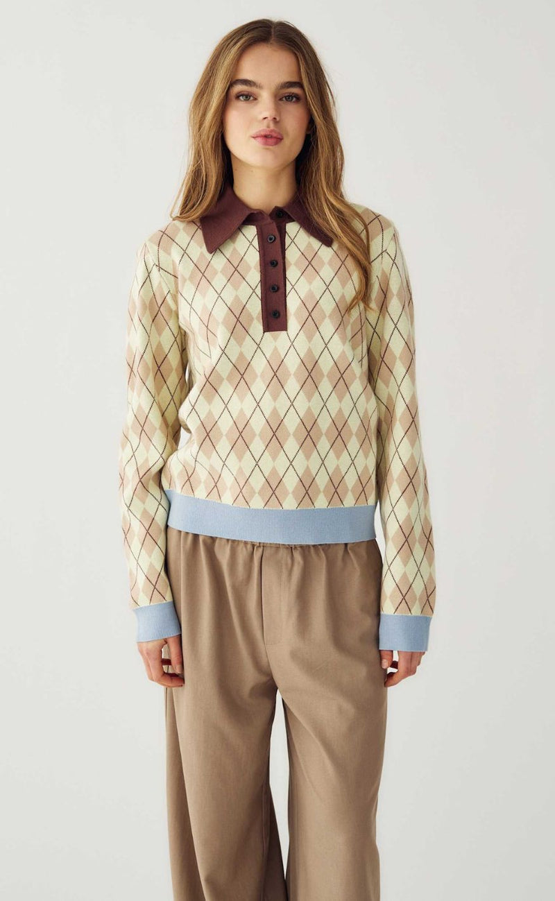 Noella Genser - Makayla - Diya Yellow Check
