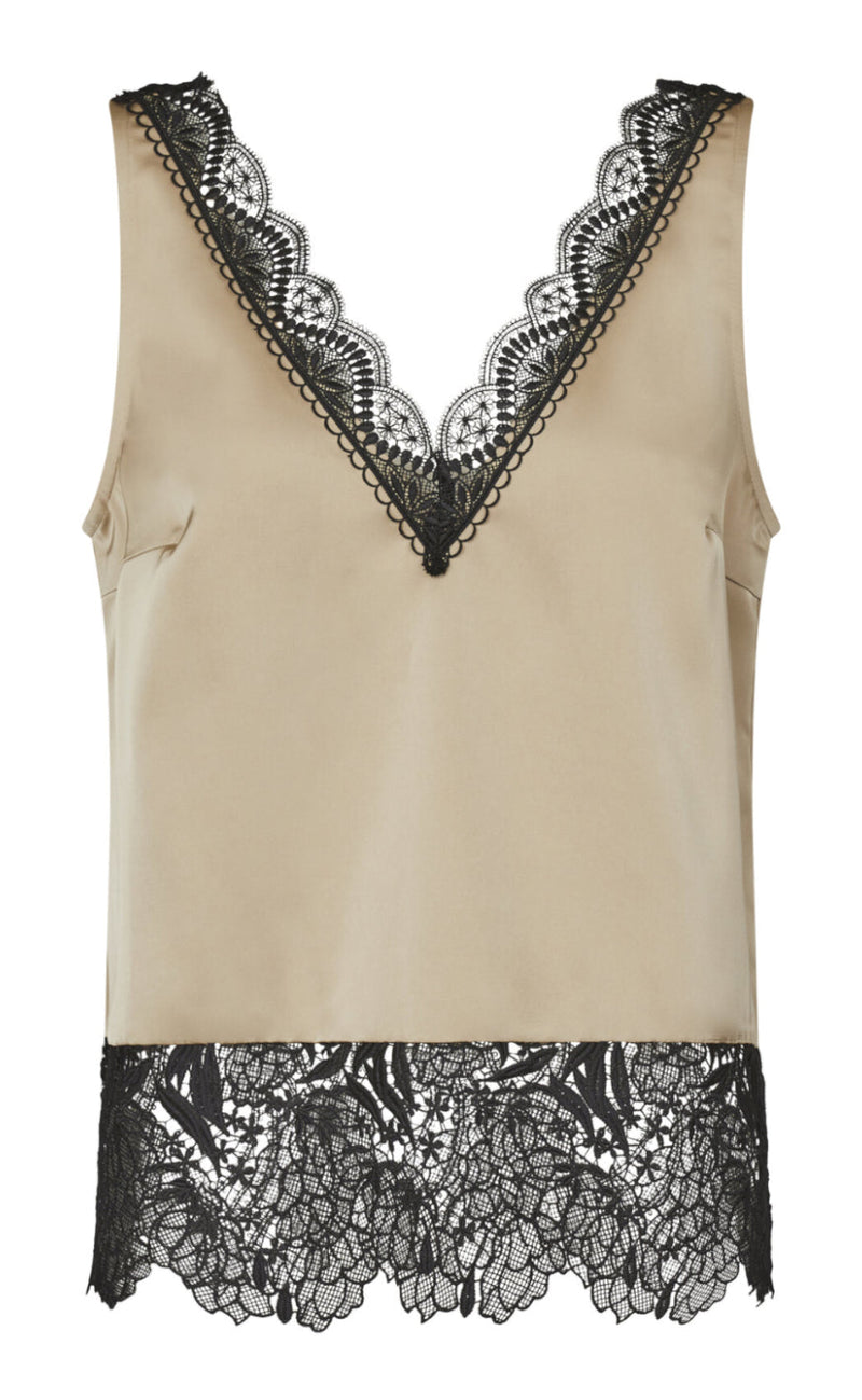 Love & Divine Topp - Love1080 - Beige/Black