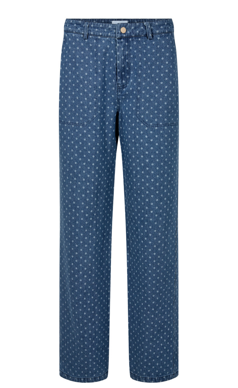 Nümph Bukser - Haddie - Medium Blue Denim
