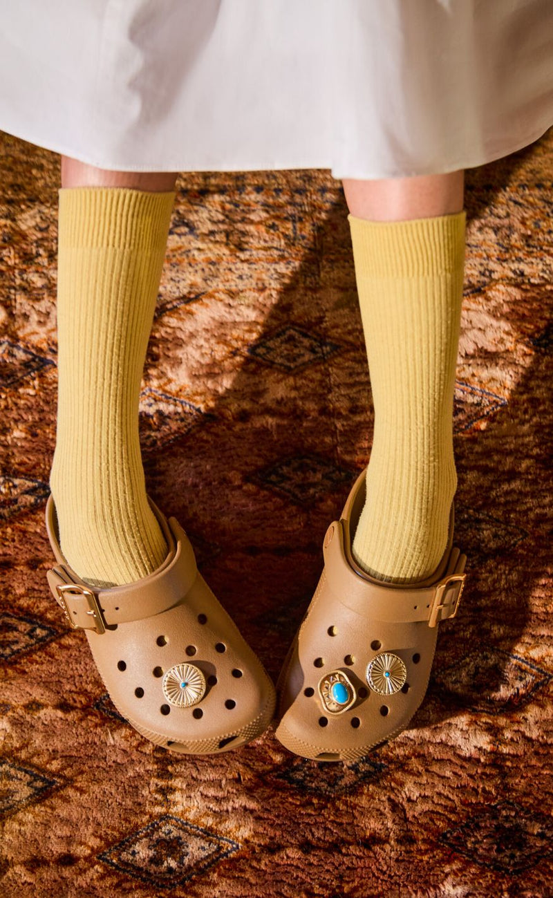 Crocs Træsko - Classic Metallic Buckle Clog - Sepia