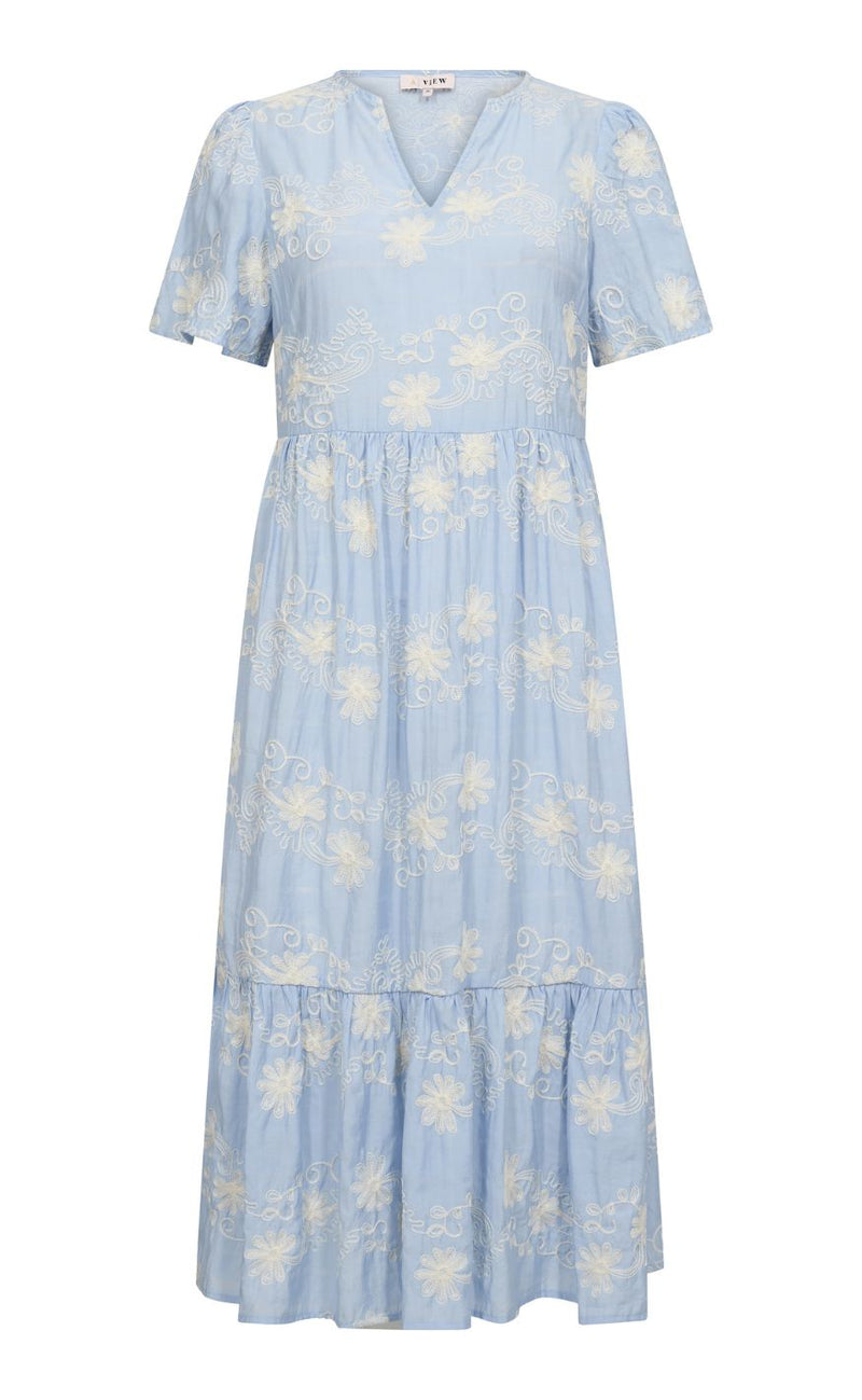 A-View Kjole - Daffodil - Light Blue