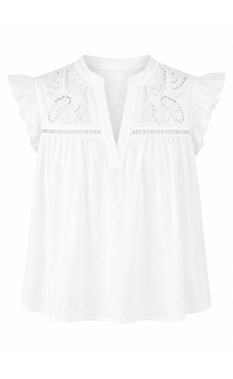 Say INA Copenhagen Topp - Alma - White