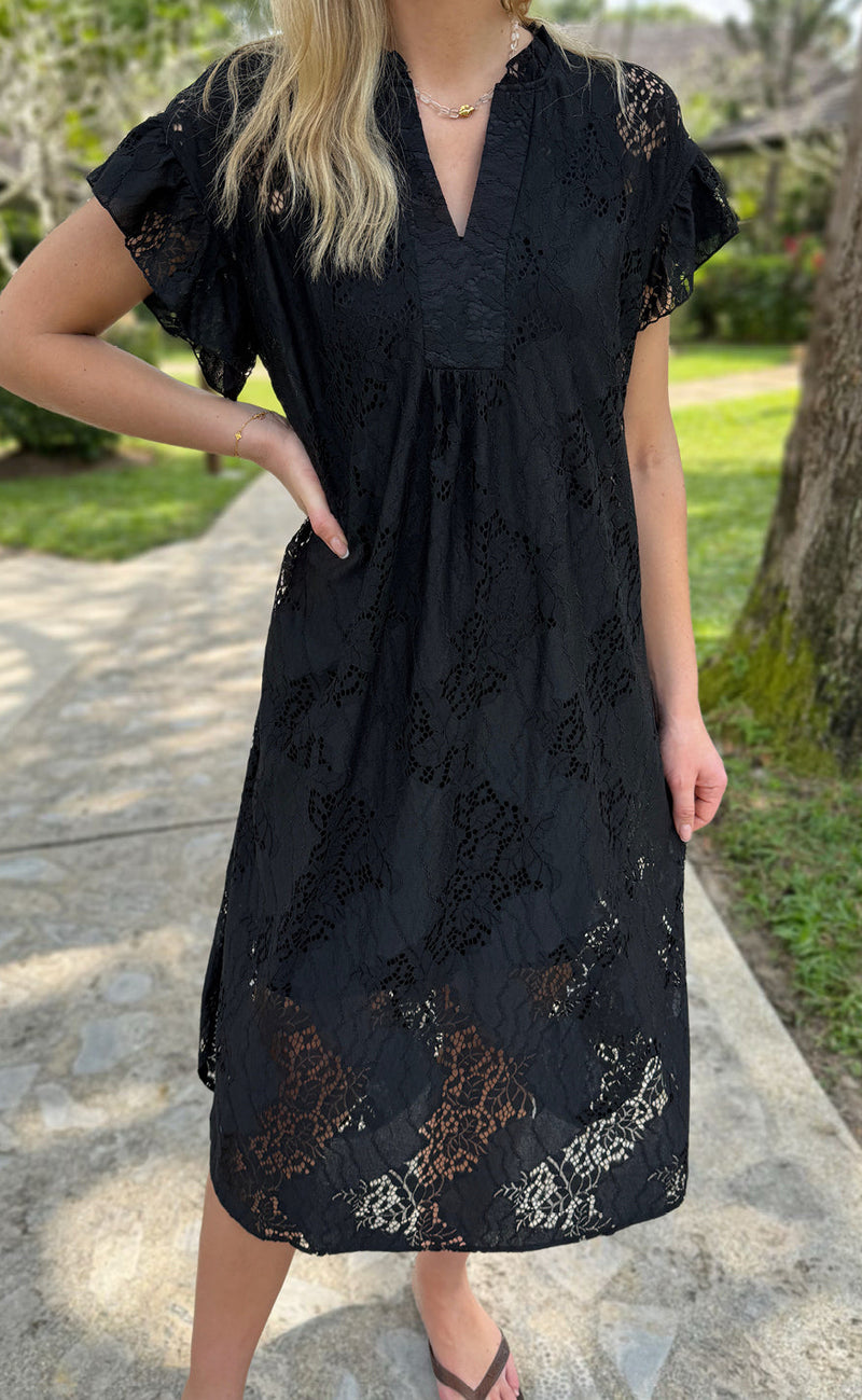 Say INA Copenhagen Kjole - Winnie - Black Lace