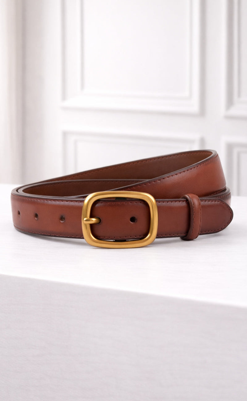Say INA Copenhagen Belte - Carla PU Leather - Brown