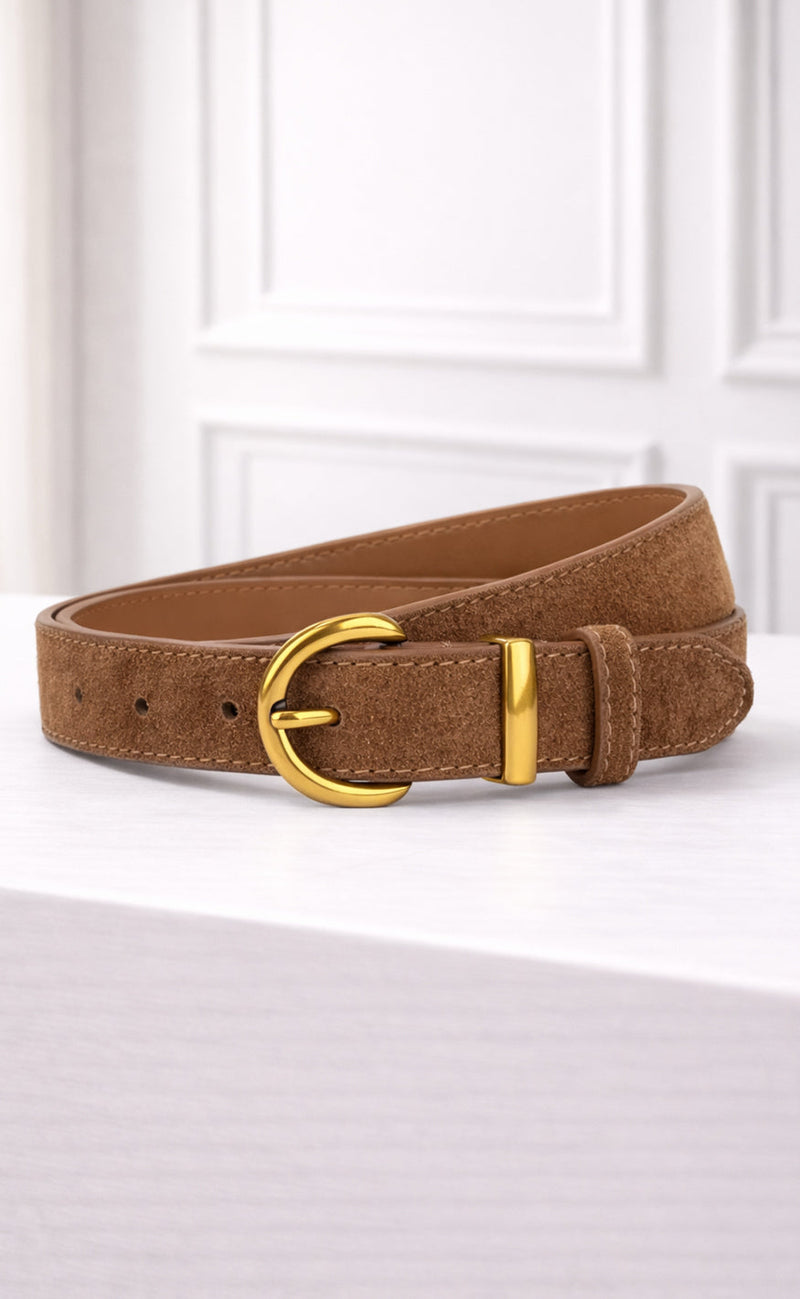 Say INA Copenhagen Belte - Carla Suede - Camel