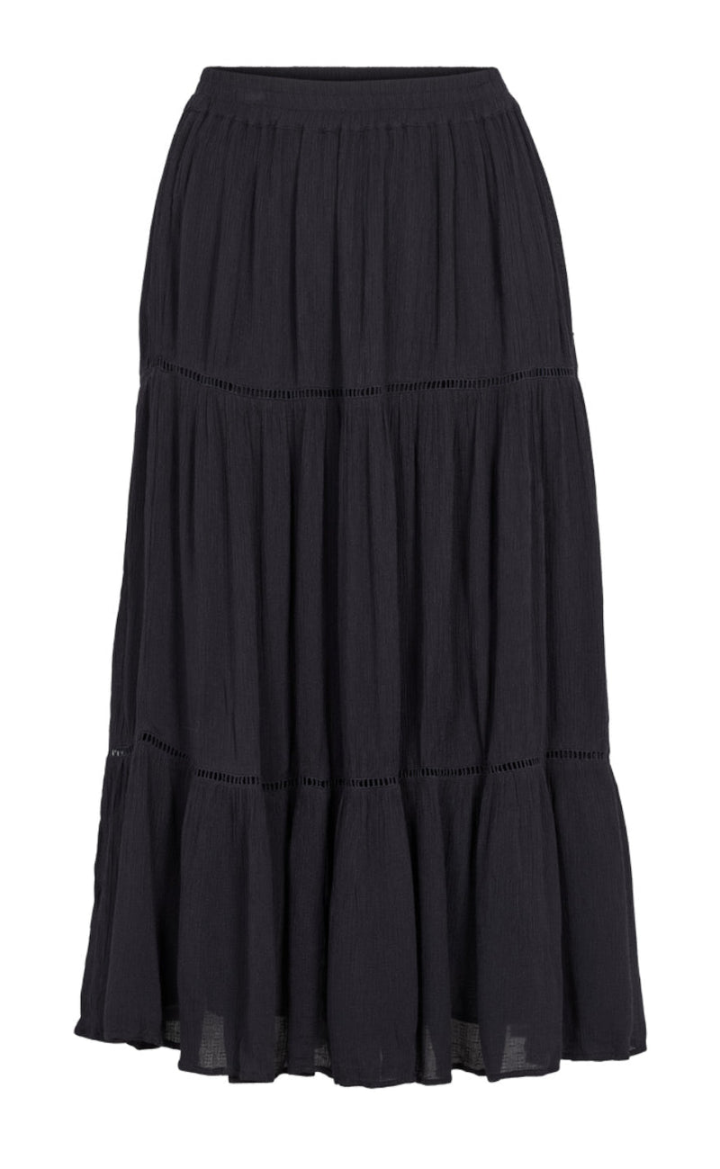 Basic Apparel Skjørt - Azela - Black
