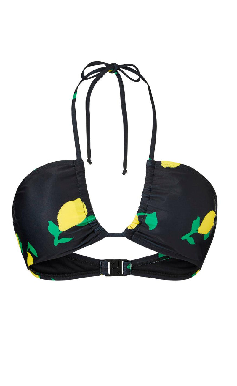 Beck Söndergaard Bikini Topp - Limone Billa - Black