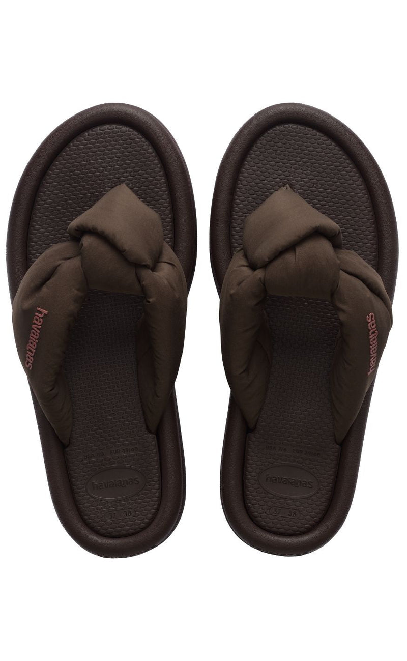Havaianas Klipklappere - Over Puffed Up - Dark Brown