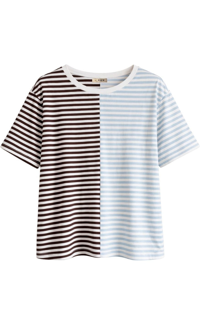 A-View T-shirt - Summer SS - Brown/Blue