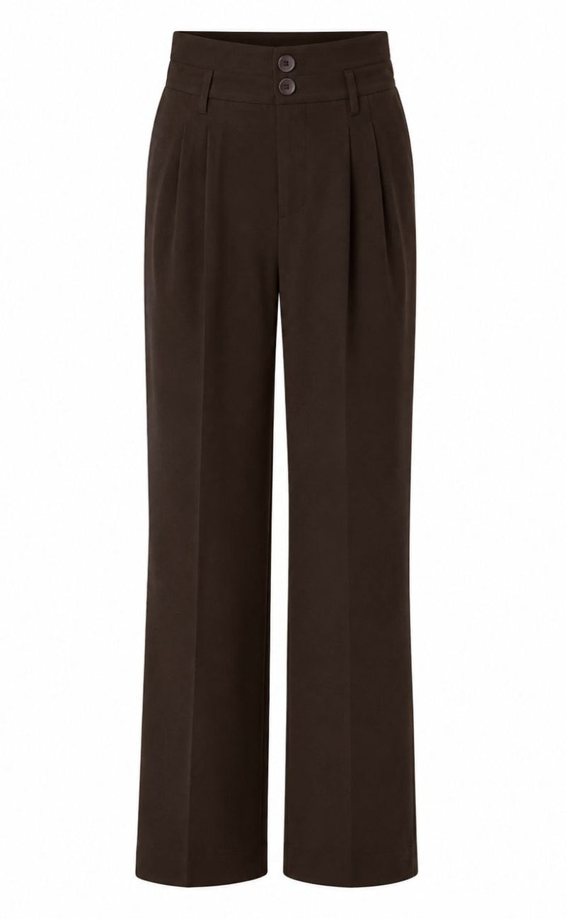 Say INA Copenhagen Bukser - Gaia - Dark Brown