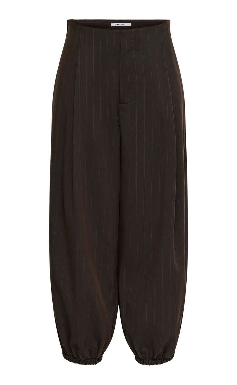 ONLY Bukser - Rumba-Alden - Mole Pumic Stone Pinstripes