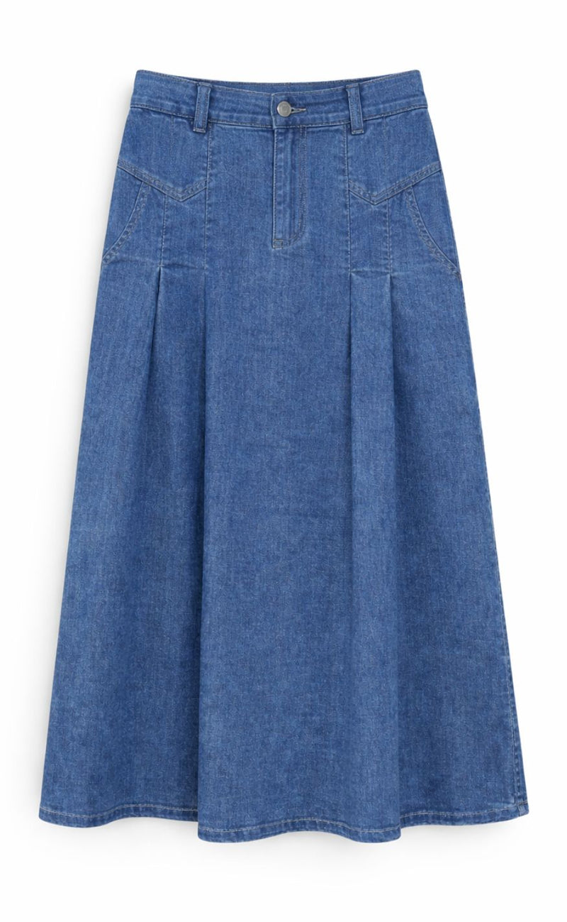 Marta Du Chateau Skjørt - Eriana - Medium Blue