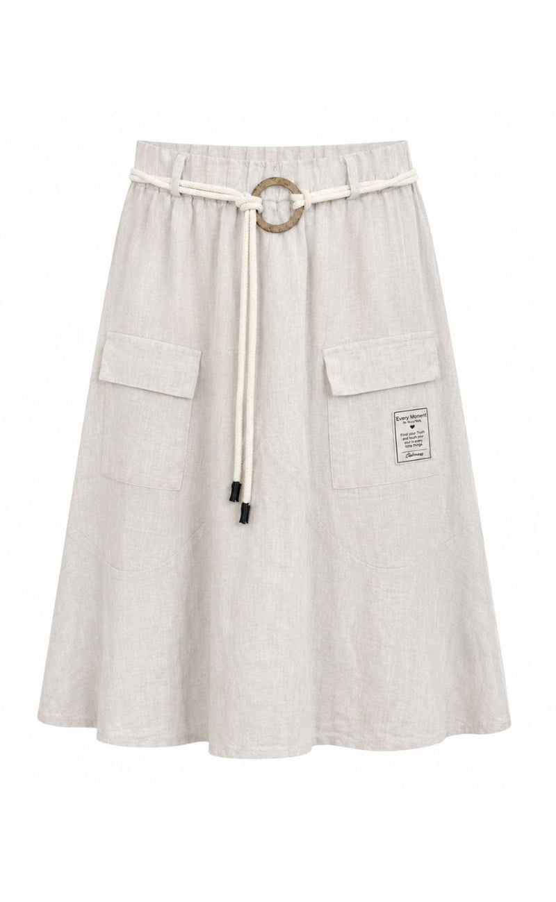 Marta Du Chateau Skjørt - Evania - Beige