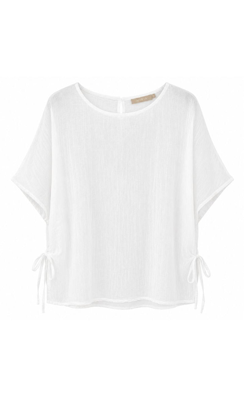 Marta Du Chateau Bluse - Annalise - White