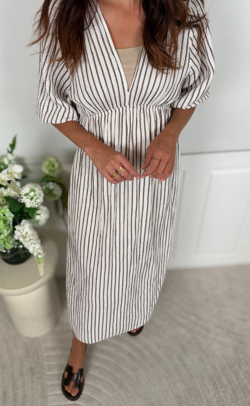 Marta Du Chateau Kjole - Clario - Brown