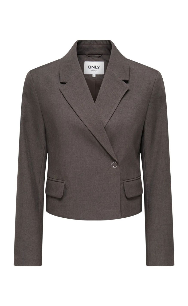 ONLY Blazer - Linda Asym - Chocolate Torte Melange
