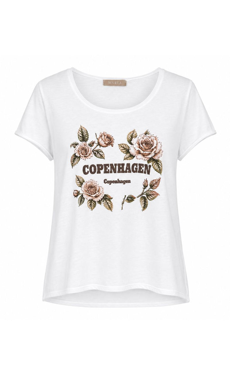 Marta Du Chateau T-shirt - Marie - White Copenhagen