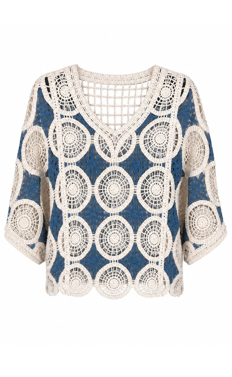 Marta Du Chateau Bluse - Renny - Blue