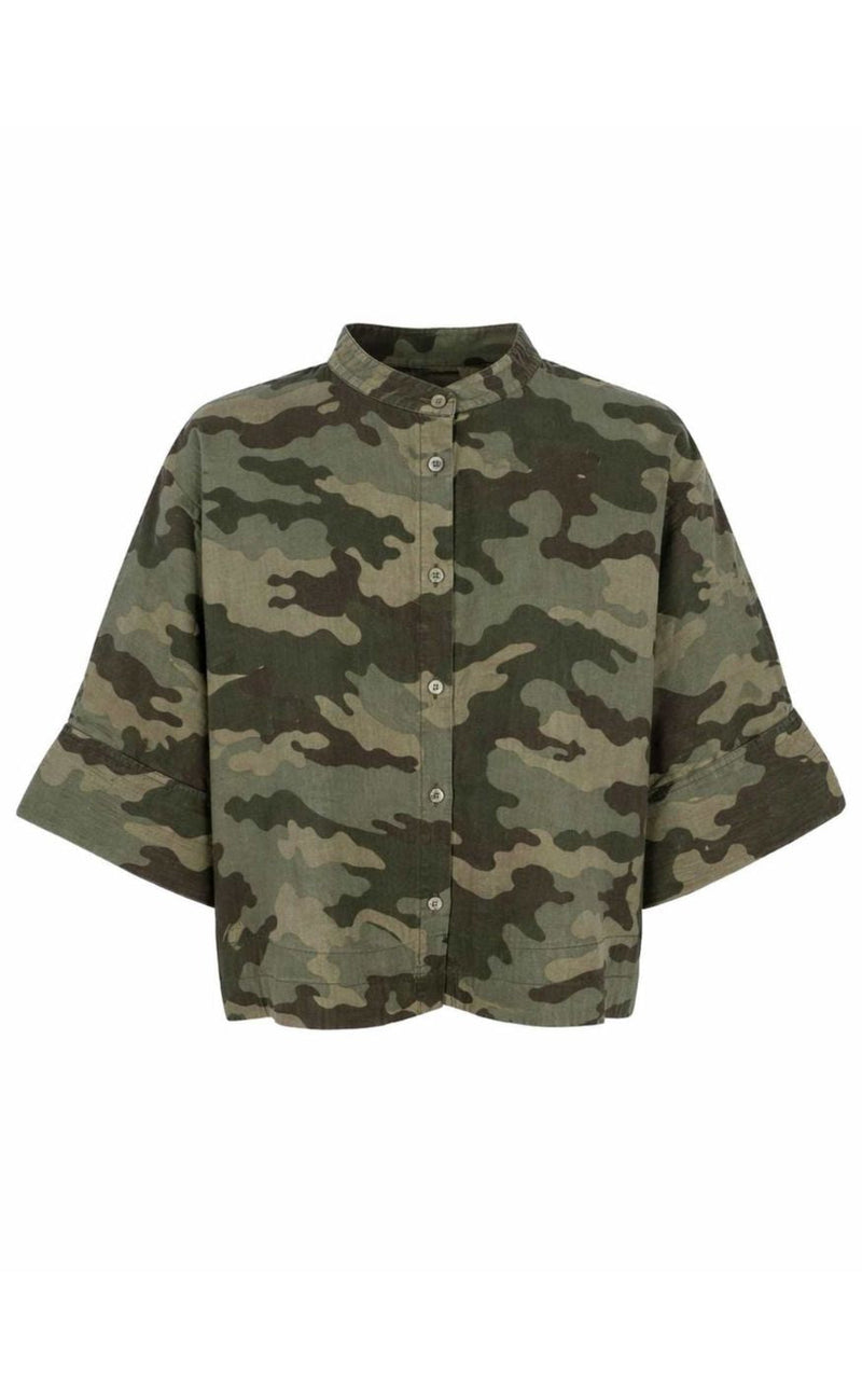 Black Colour Skjorte - Ally - Camouflage