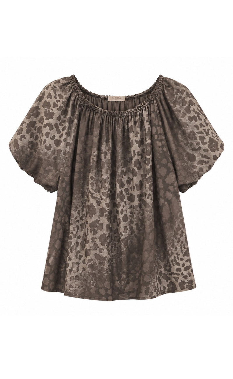 Marta Du Chateau Topp - Luciana Leo - Brown