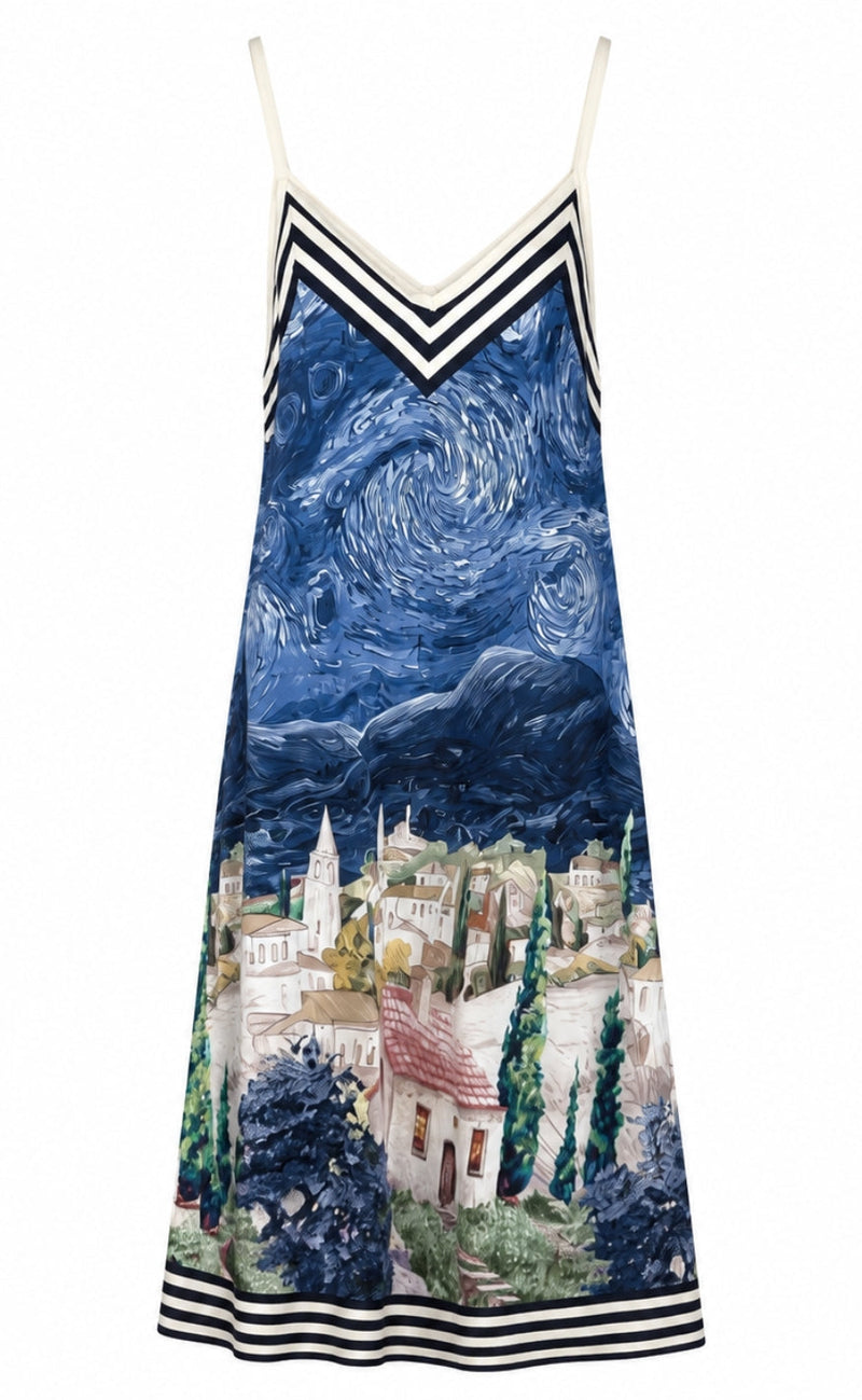 Marta Du Chateau Kjole - Ruby - Blue