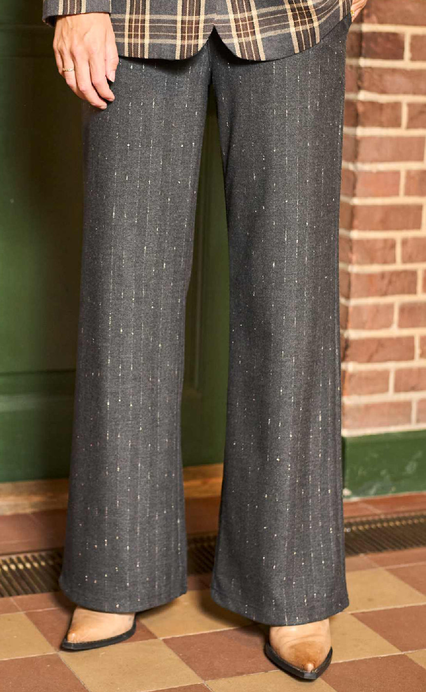 Black Colour Bukser - Murphy - Dk. Grey