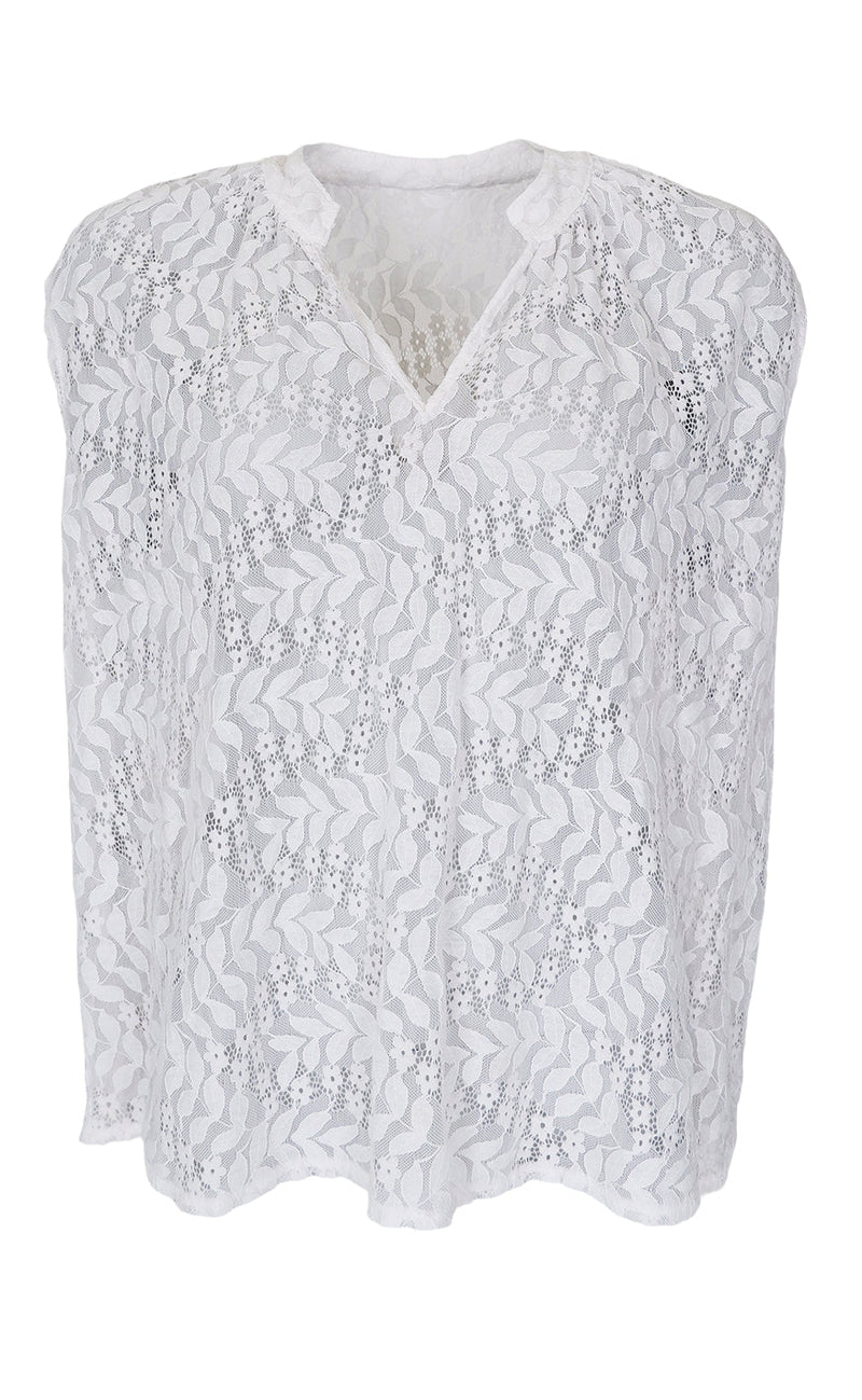 Black Colour Topp - Nivi - White