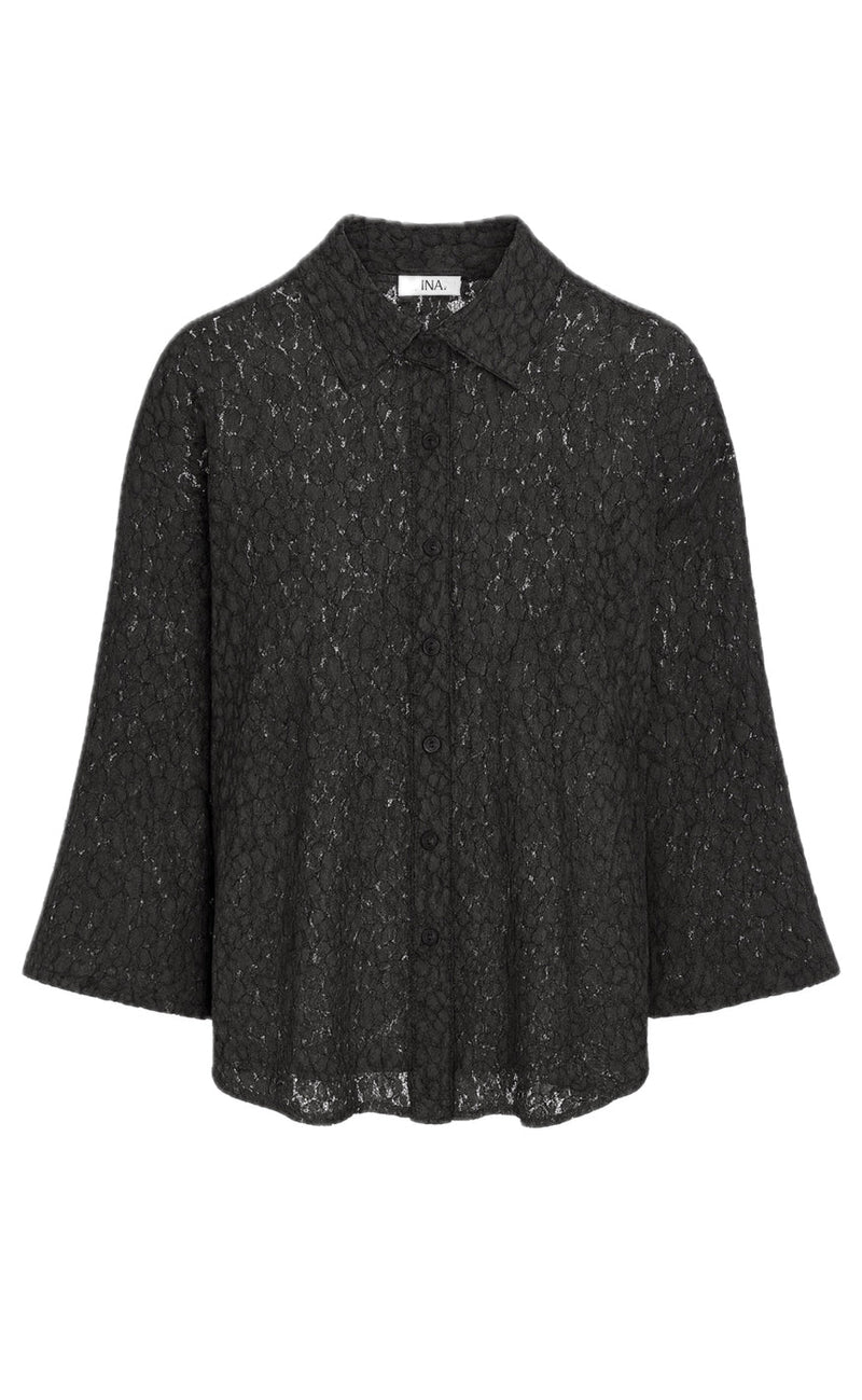Say INA Copenhagen Skjorte - Belle Lace - Black