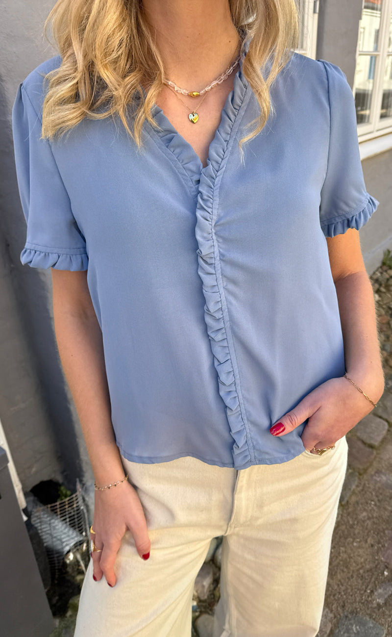 INA Copenhagen Topp - Catja - Blue