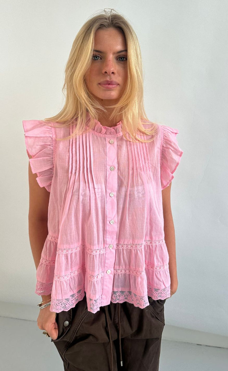 Continue Topp - Audrey - Light Pink