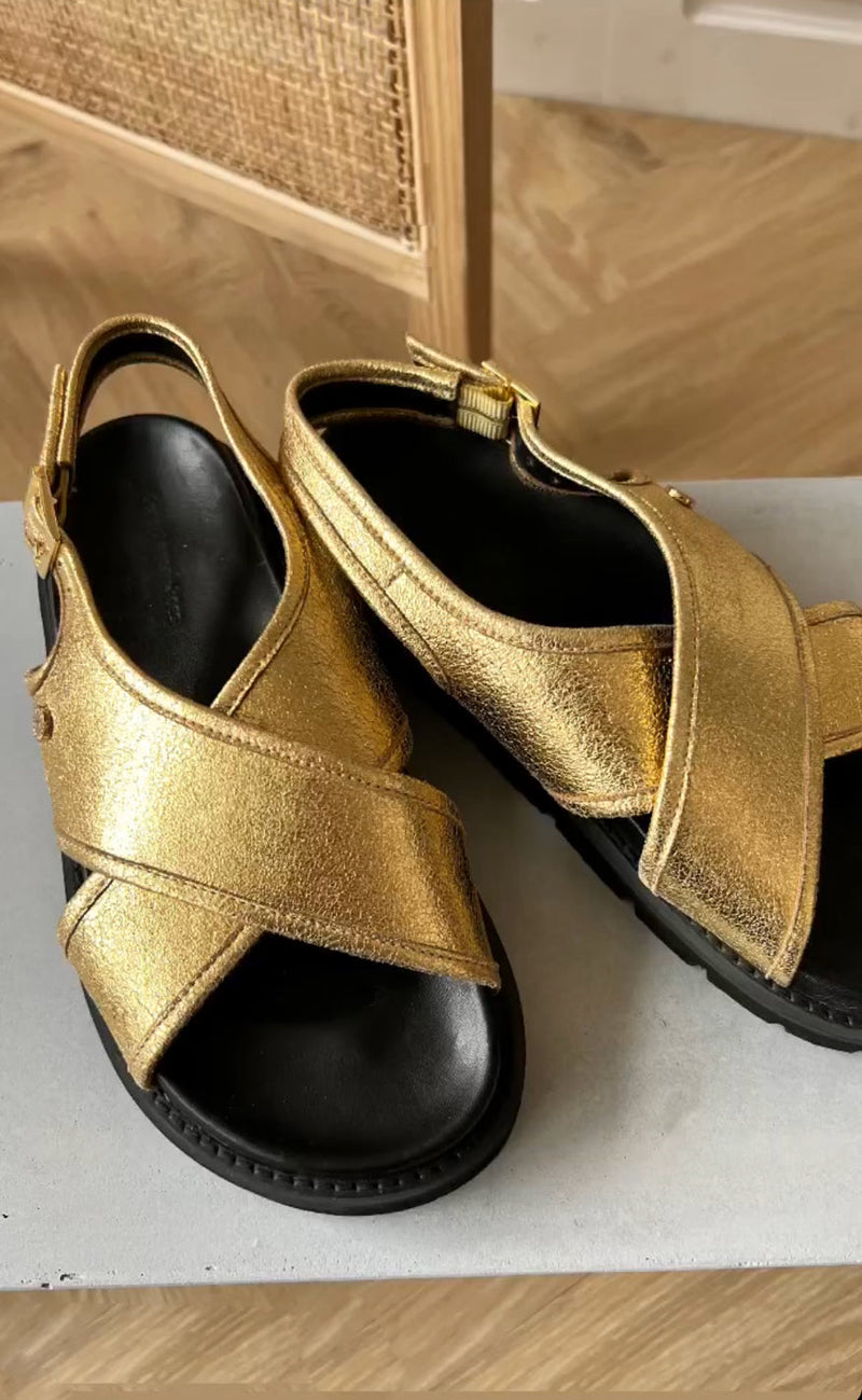 Copenhagen Shoes Sandaler - Goldie - Gold