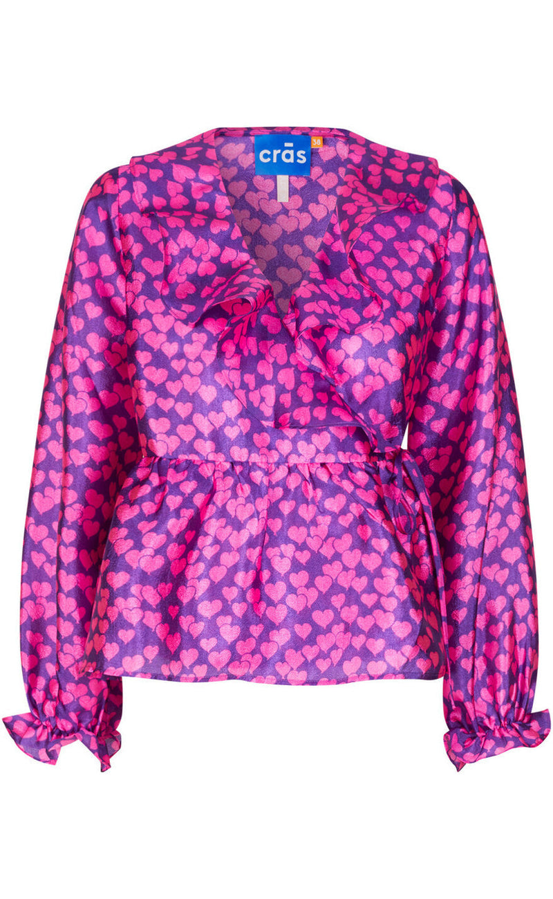 Cras Bluse - Monin - Heartbeats Purple