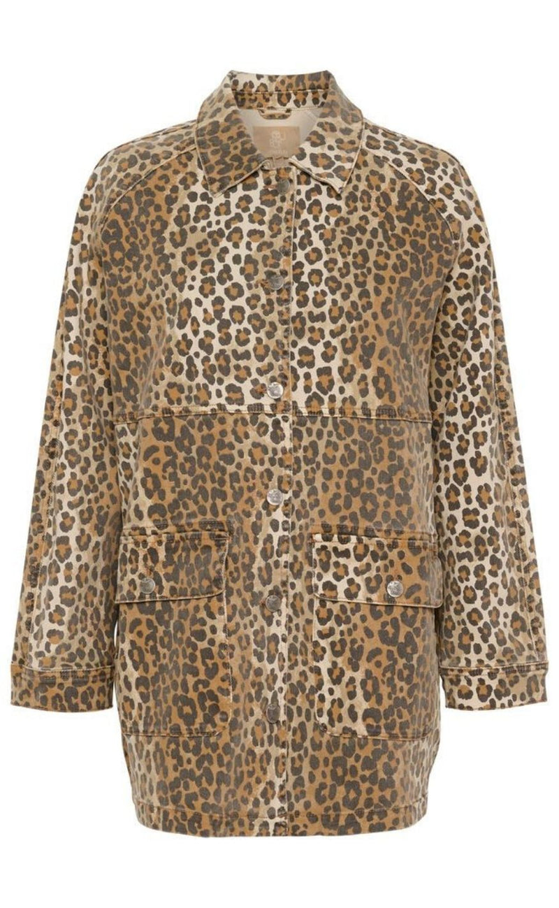 Culture Jakke - Aliena Embroidery - Leopard