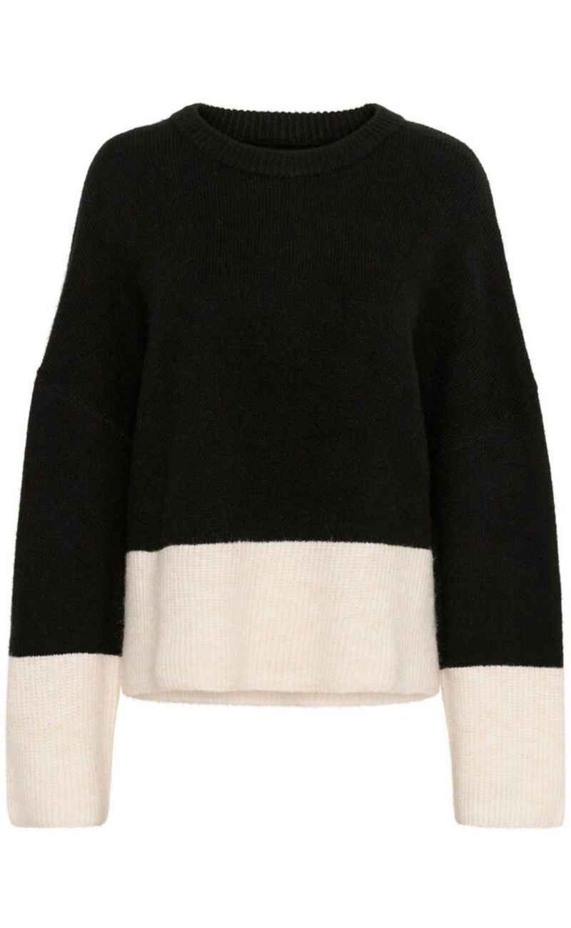 Culture Genser - Kimmy - Black/Whitecap