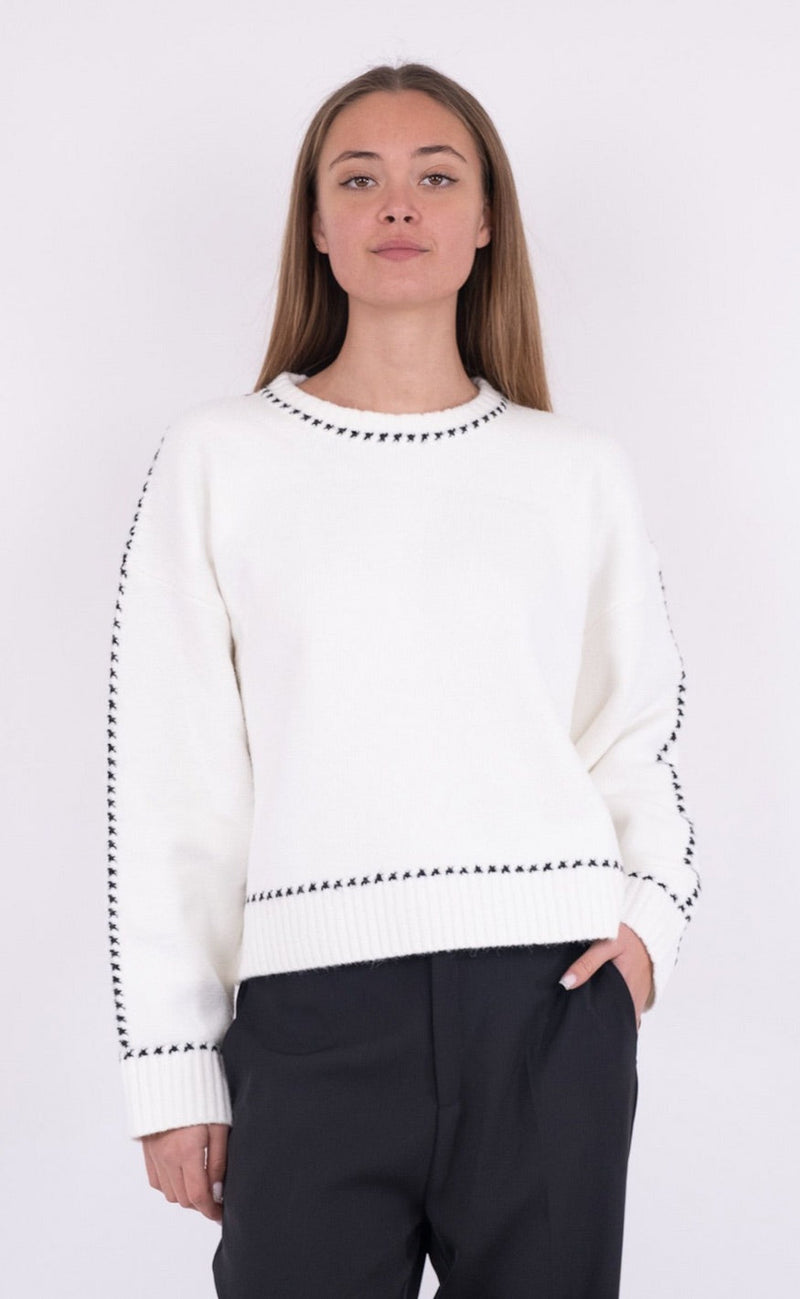 Neo Noir Bluse - Detri - Off White