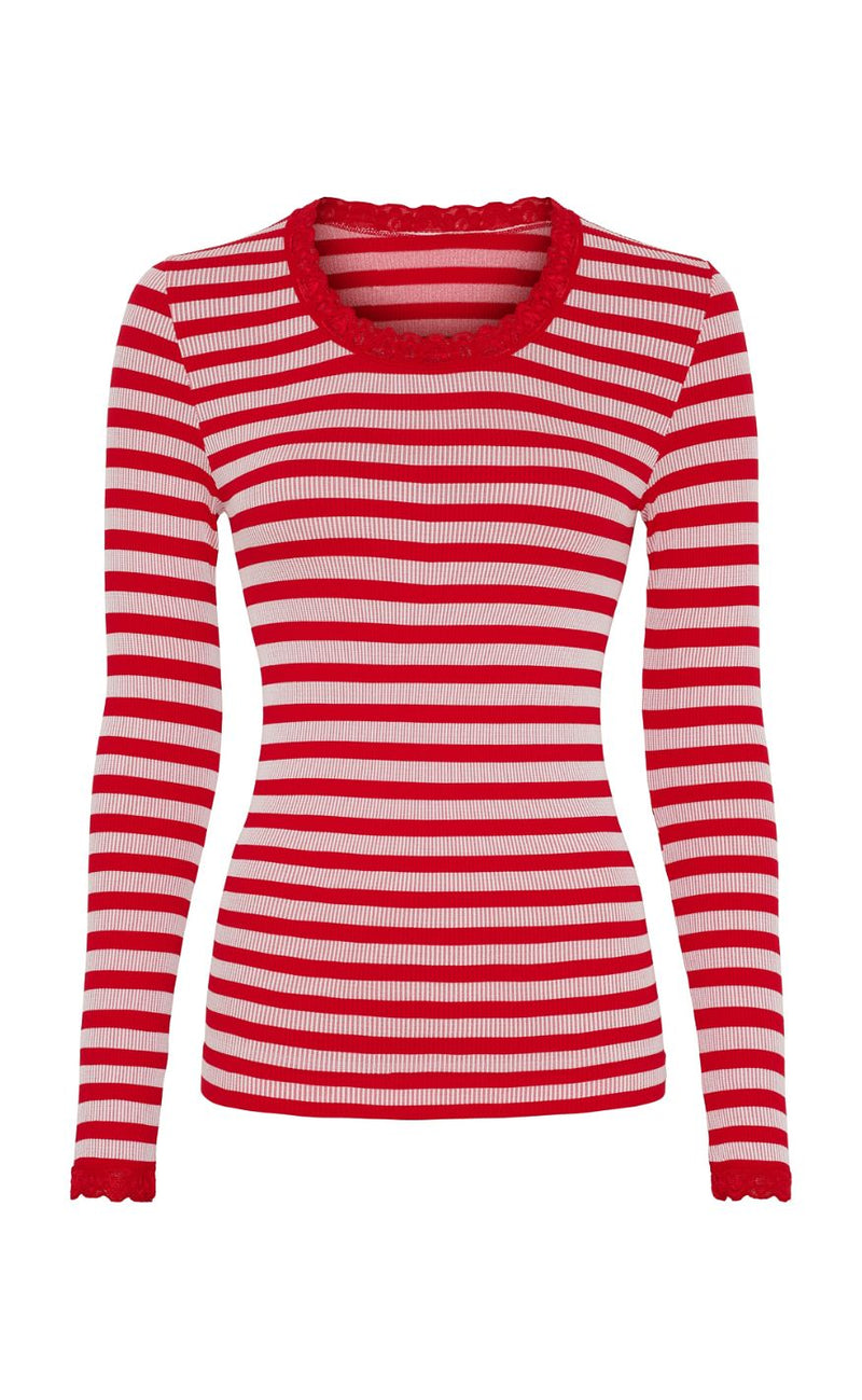 Tim & Simonsen Bluse - Isa Frida - Rosso/Bianco