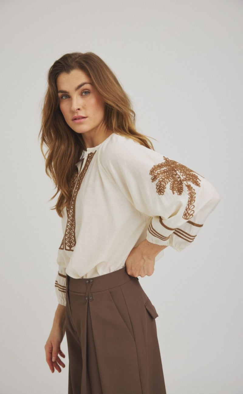 Luxzuz Bluse - Allie - Off White