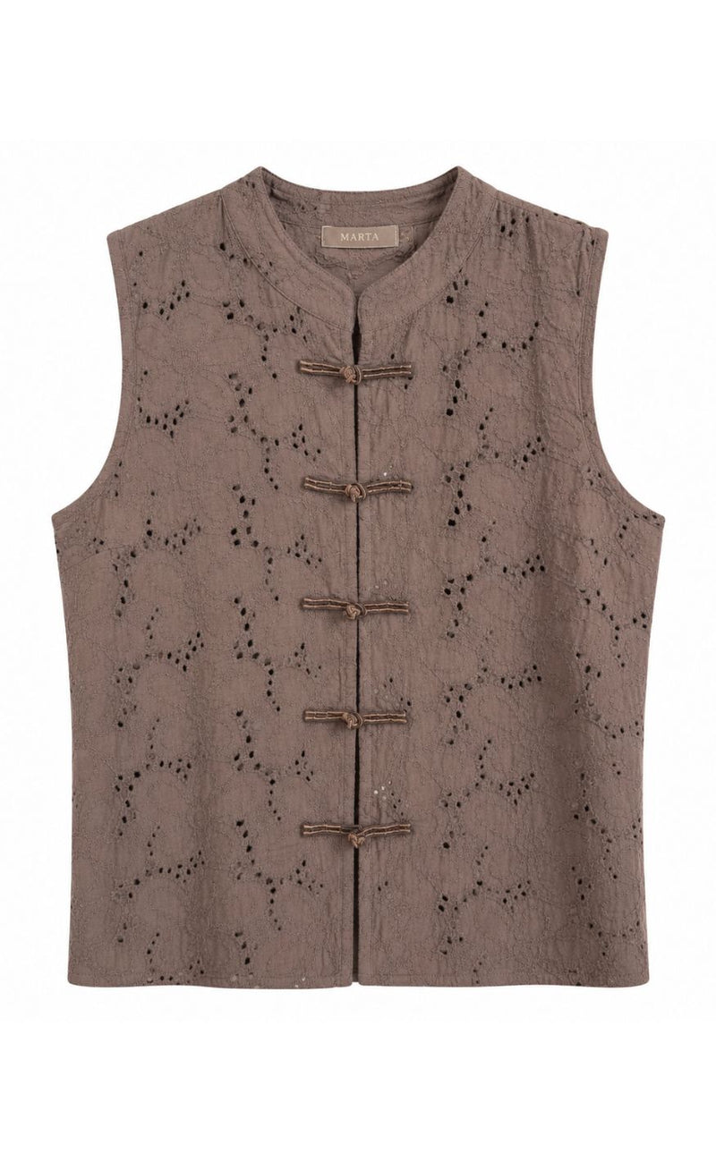 Marta Du Chateau Topp - Ravella - Mocca