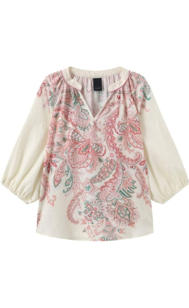 Luxzuz Bluse - Violetta - Cream 7037